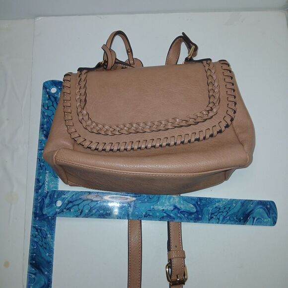 Sole Society Pink Top Handle Purse With Shoulder Cross Body Strap - Picture 12 of 12